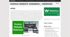 Desktop Screenshot of kursuswebsitesurabaya.com