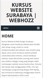 Mobile Screenshot of kursuswebsitesurabaya.com