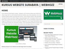 Tablet Screenshot of kursuswebsitesurabaya.com